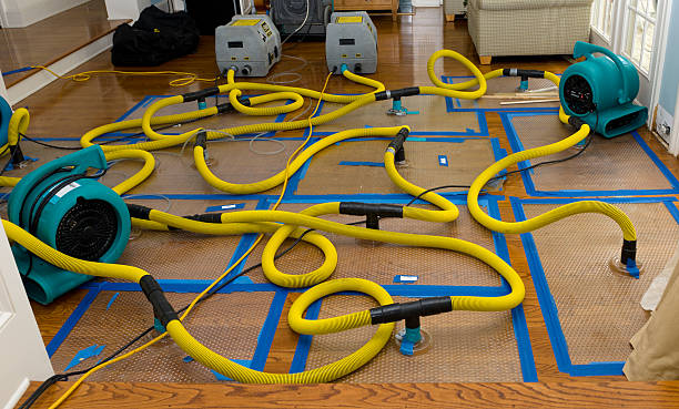Professional Crawl Space Water Removal technician working in Hurley, WI